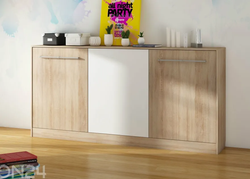 Lasten kaappisänky Mac 90x200 cm
