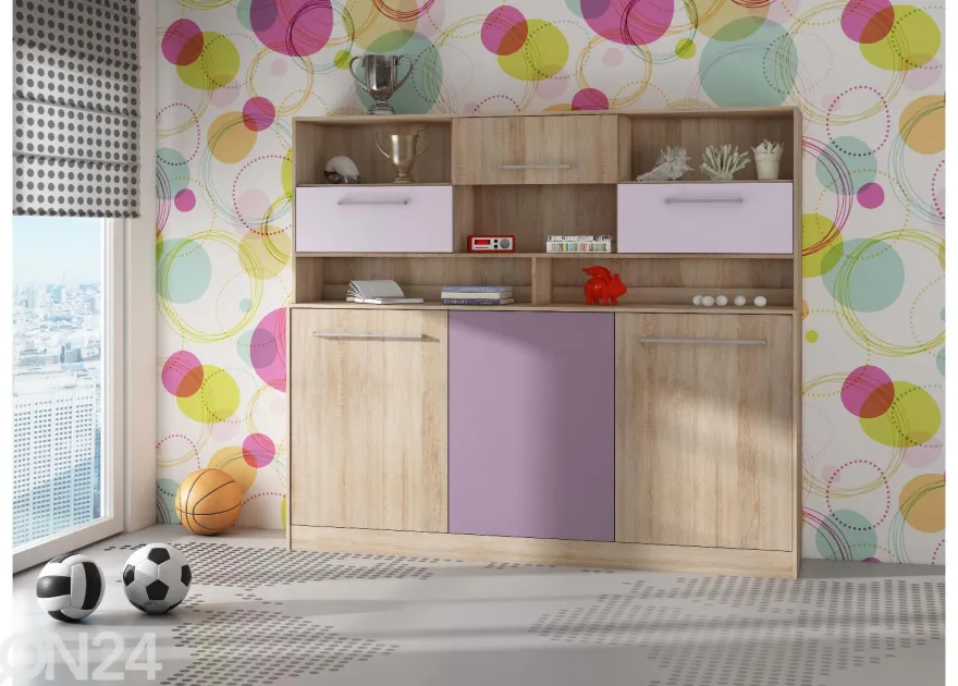 Lasten kaappisänky Mac 90x200 cm