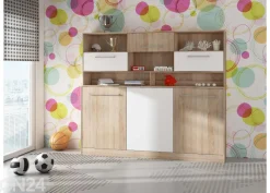 Lasten kaappisänky Mac 90x200 cm