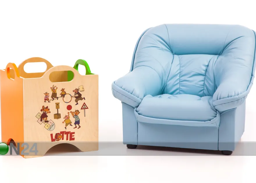 Lasten nojatuoli Mini Spencer + lelulaatikko Lotte
