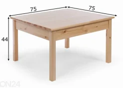 Lasten pöytä 75x75 cm
