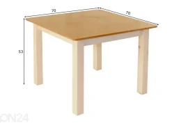 Lasten pöytä 70x70 cm
