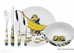 Lasten ruokailusetti WMF Minions 6-osainen