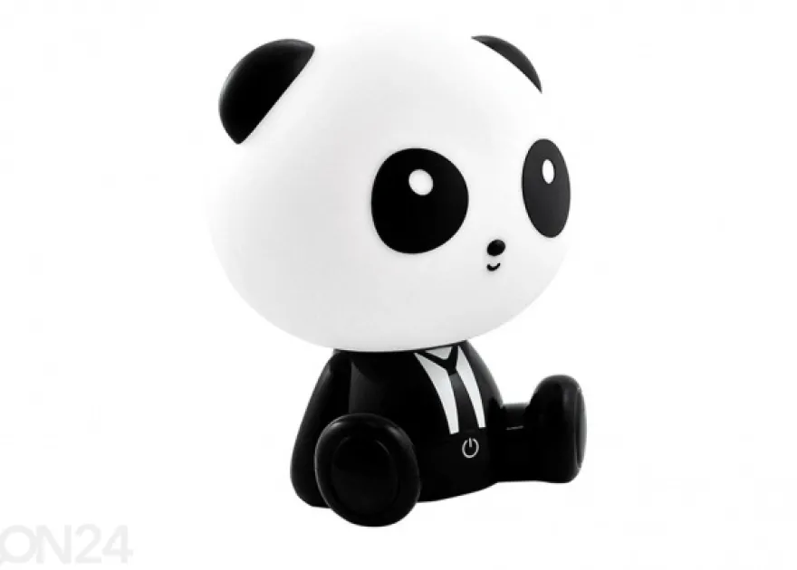 Lasten yölamppu LED Panda, musta/valkoinen