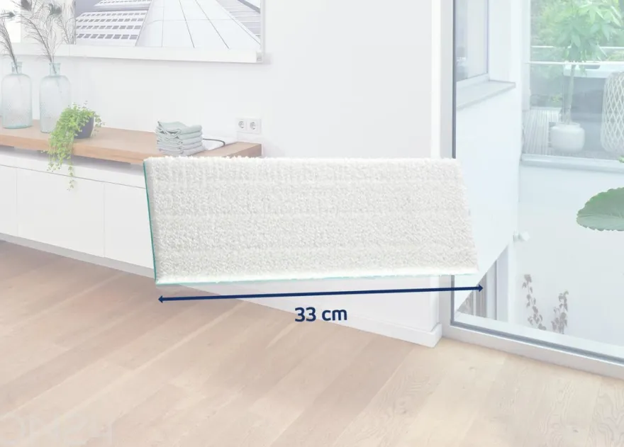 Lattianpesin Picobello M ExtraSoft vaihtopää, 33 cm