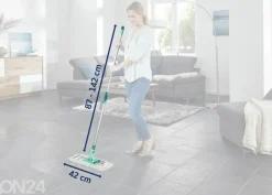 Lattianpesin Profi XL Cottonplus teleskooppivarrella Leifheit