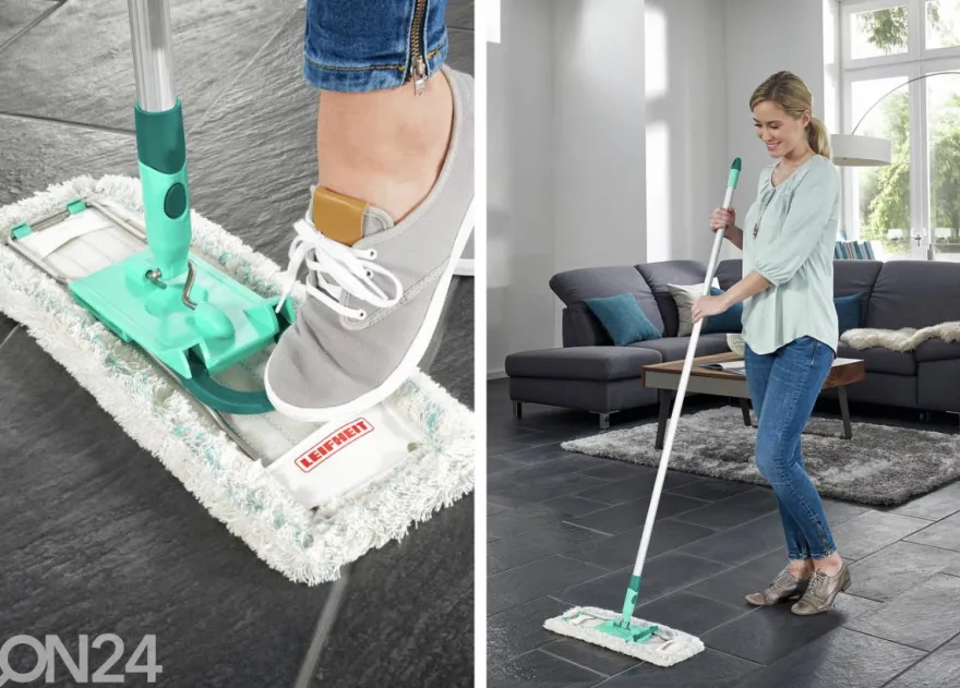 Lattianpesin Profi XL Cottonplus teleskooppivarrella Leifheit
