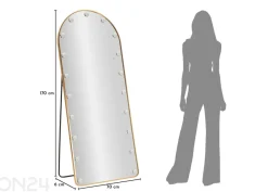 Lattiapeili Hollywood LED 170 cm, kullanvärinen