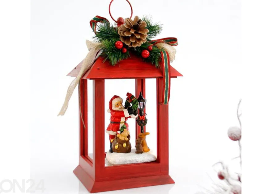 LED koristelyhty Santa