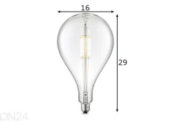 LED-lamppu Carbon, E27, 4W