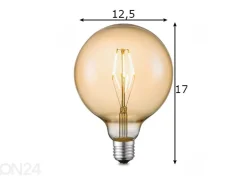 LED lamppu Carbon, E27, 4W