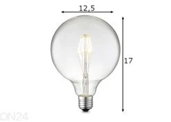 LED lamppu Carbon, E27, 4W