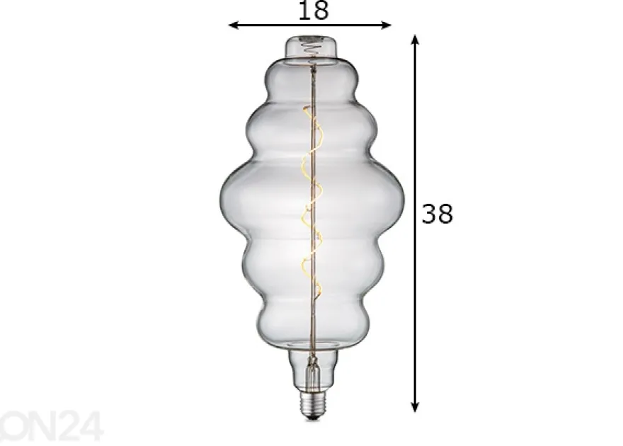 LED-lamppu Cloud, E27, 4W