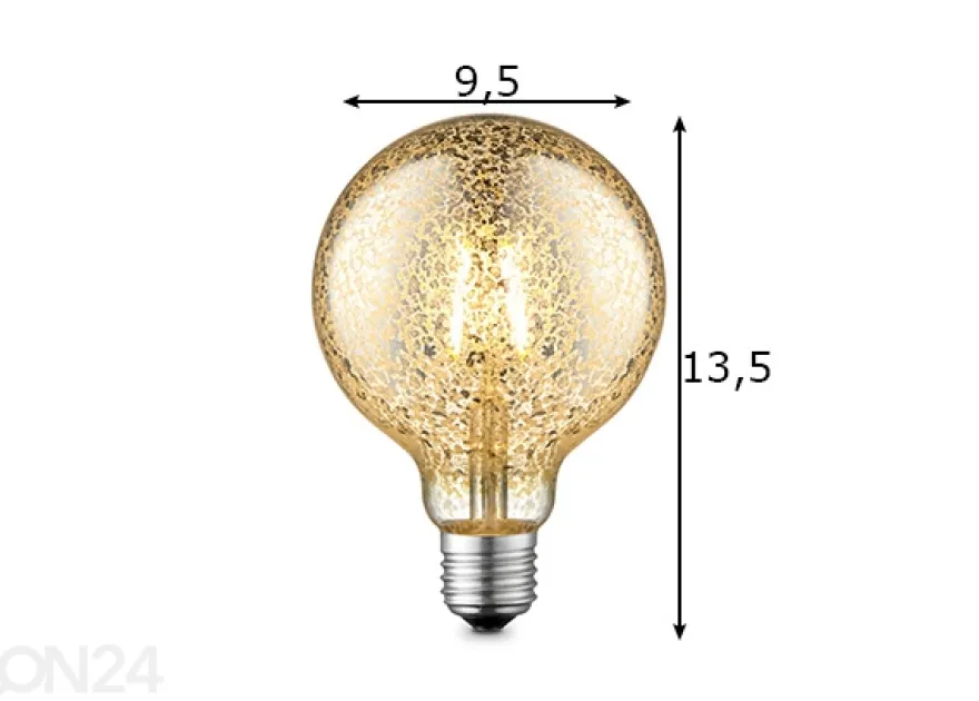 LED-lamppu Deco, E27, 4W