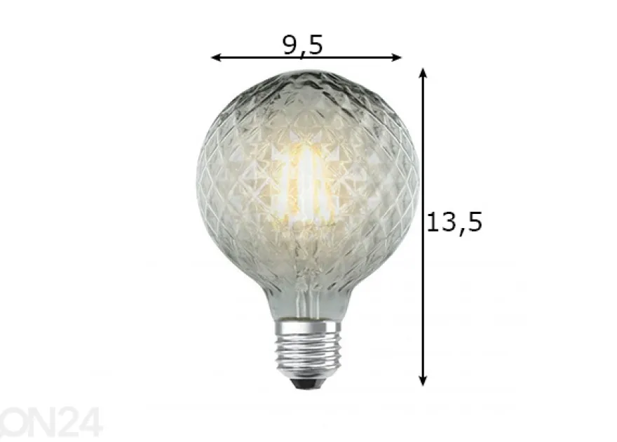 LED-lamppu Deco, E27, 4W