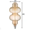 LED-lamppu Diabolo, E27, 4W