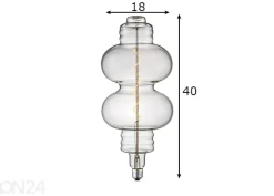 LED-lamppu Diabolo, E27, 4W