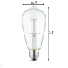 LED lamppu Drop, E27, 2W