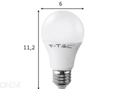 LED lamppu E27 A60 9 W, 3 kpl