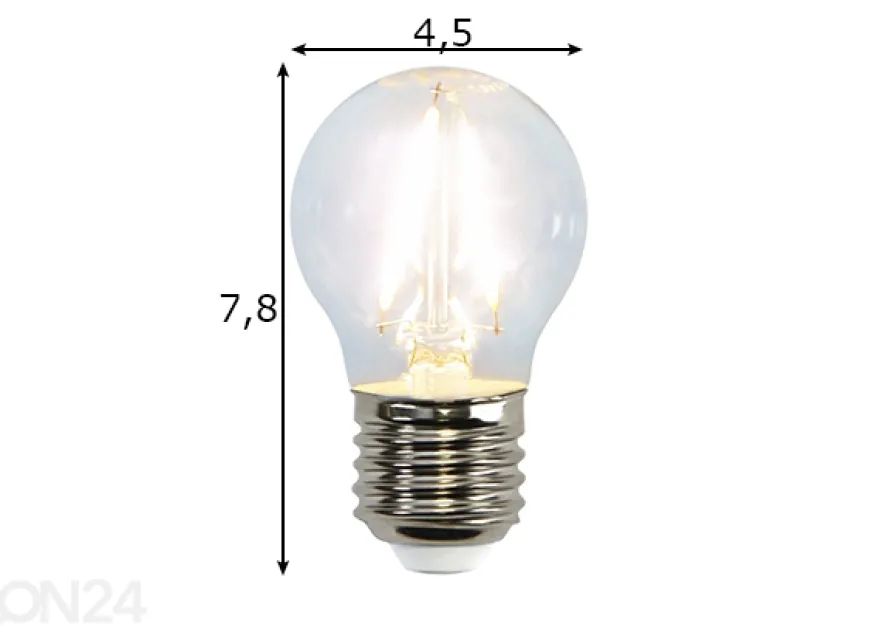 LED-lamppu E27 2 W