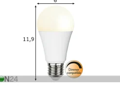 LED lamppu E27 9,5 W