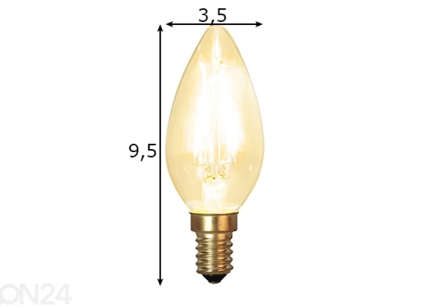 LED-lamppu E14 1,5 W