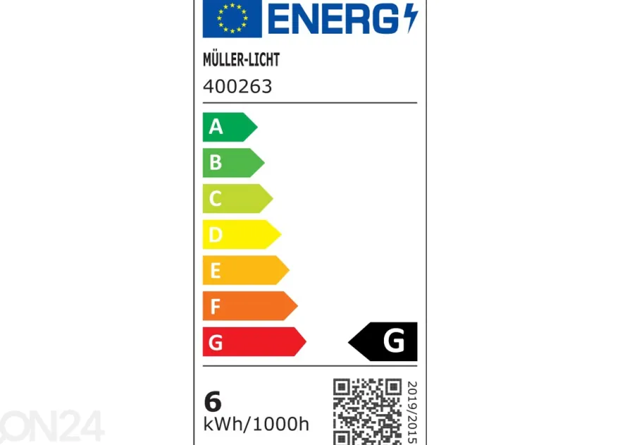 LED lamppu E27 5,5 W 4 kpl