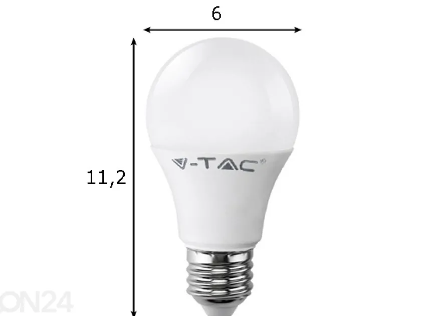 LED lamppu E27 9 W 3 kpl