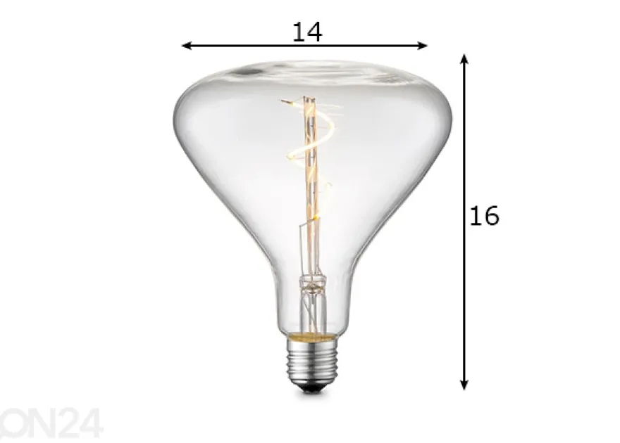 LED-lamppu FLEX, E27, 3W