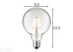 LED lamppu Globe, E27, 4W