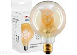 LED lamppu hehkulangalla E27 5 W
