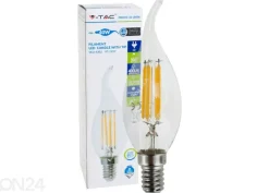 LED lamppu hehkulangalla E27 5 W E14 4 W 3 kpl