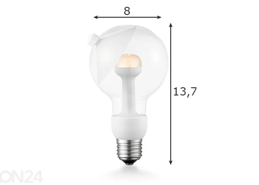 LED lamppu Move Me Cone, E27, 3W