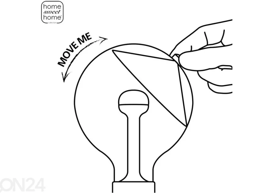 LED lamppu Move Me Cone, E27, 3W