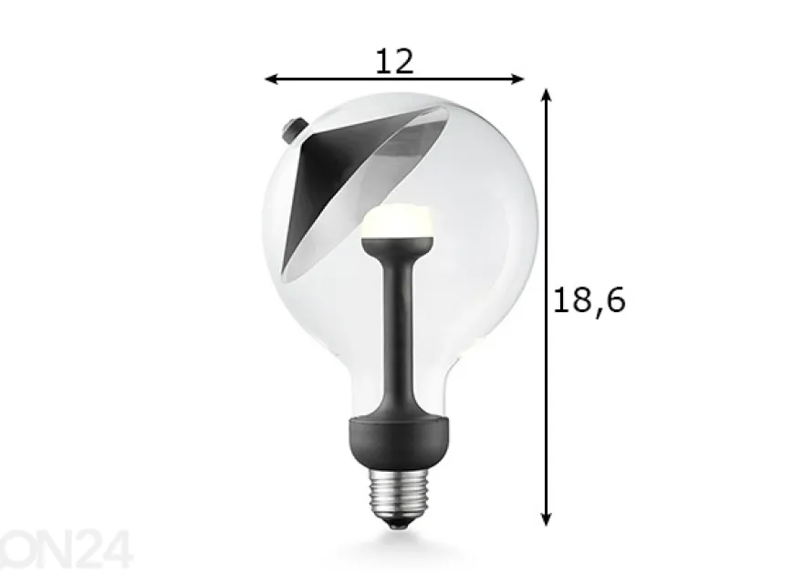 LED lamppu Move Me Cone, E27, 5,5W