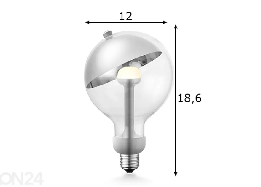 LED lamppu Move Me sphere, E27, 5,5W