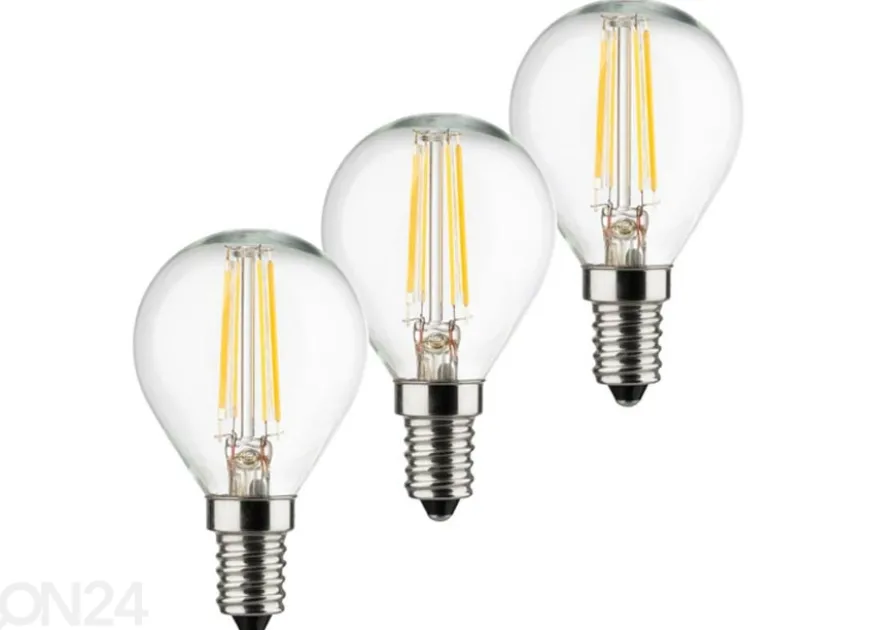 LED-lamppu Retro E14 4 W 3 kpl