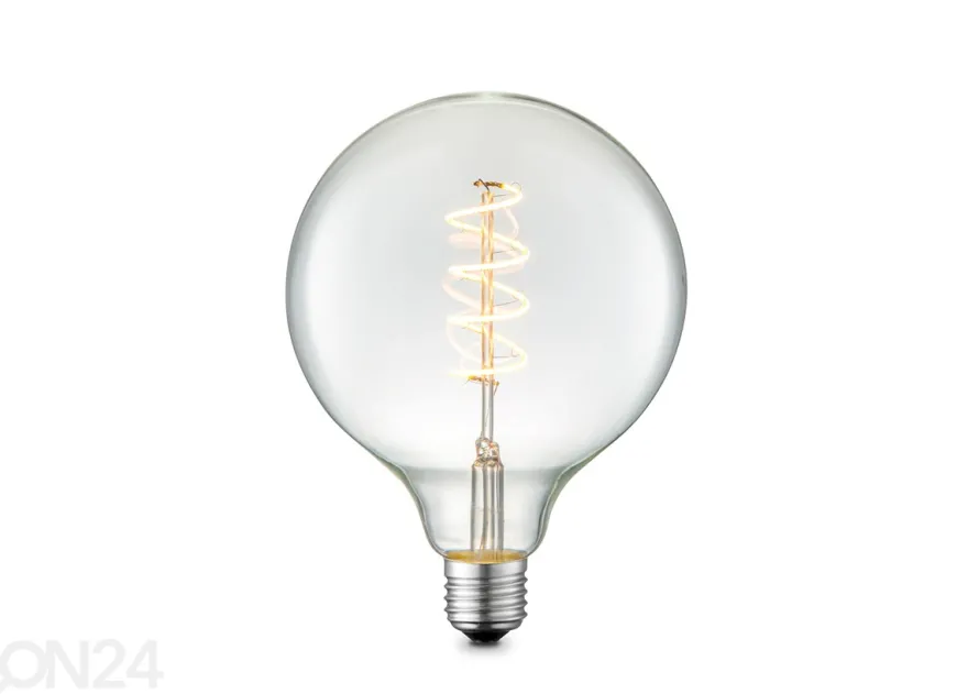 LED-lamppu Spiral, E27, 4W