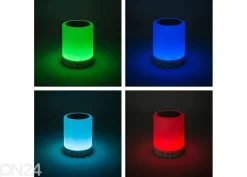 LED-pöytävalaisin Bluetooth kaiuttimella