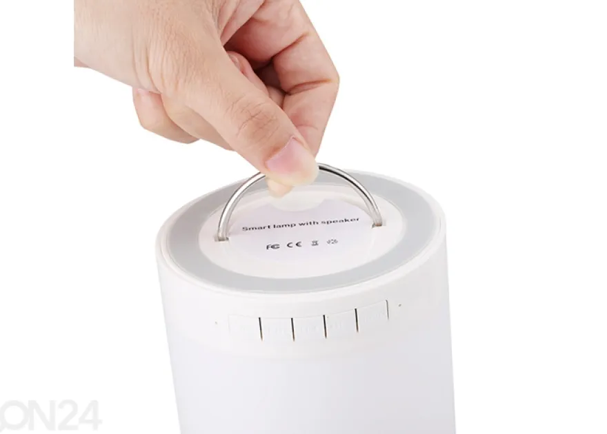 LED-pöytävalaisin Bluetooth kaiuttimella