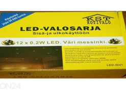 LED saunavalaisimet 12 x 0,2 W