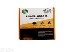 LED saunavalaisimet 12 x 0,2 W, matta musta