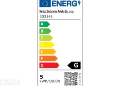 LED sähkölamppu E14 4,5 W 2 kpl