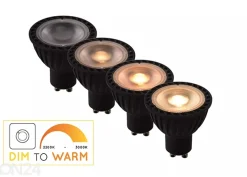 LED sähkölamppu GU10 5W, musta