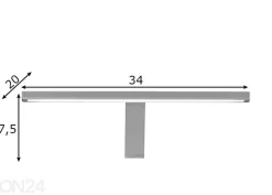 LED valaisin 34 cm