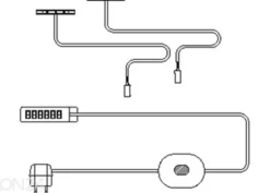 LED-valaistus hyllyn alle, 2 kpl
