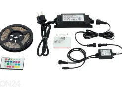 LED-valonauha 2 m RGB-kaukosäätimellä, IP44
