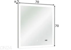 LED valopeili kellolla 22