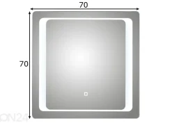LED valopeili 21, 70x70 cm
