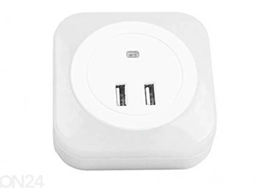 LED yövalo+2x USB lataaja